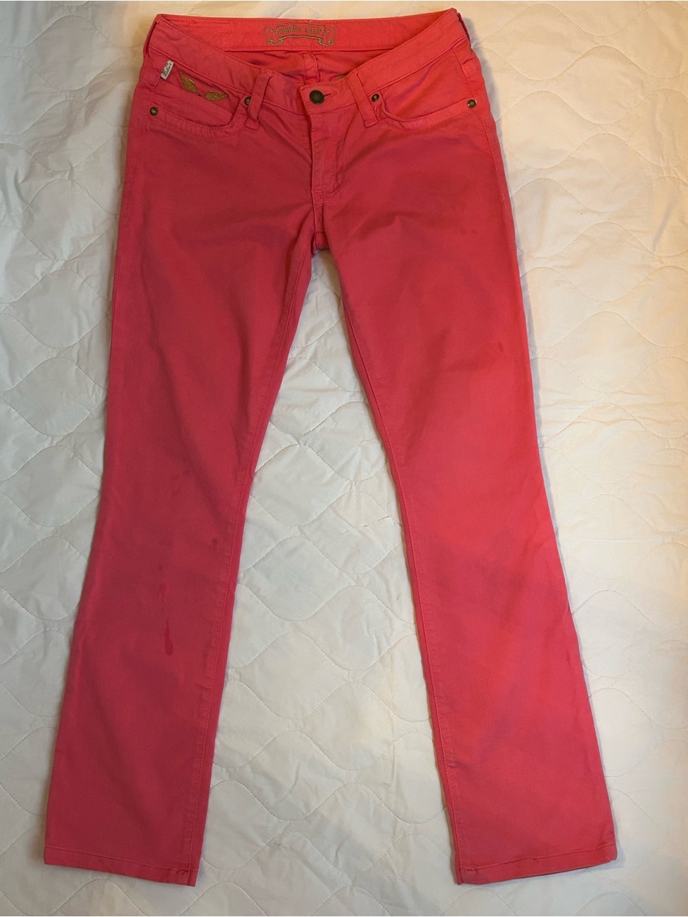 Robin's Jean Coral Pink Slim-Fit Jeans